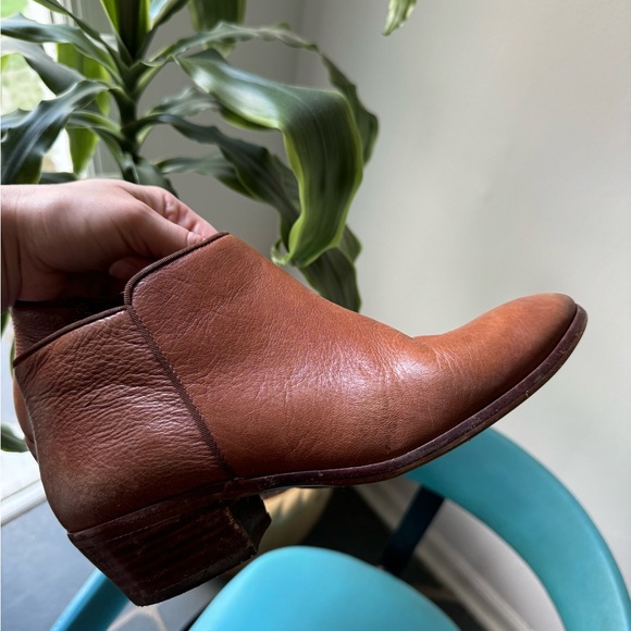 Brown Leather Bootcut - Picture 3 of 6